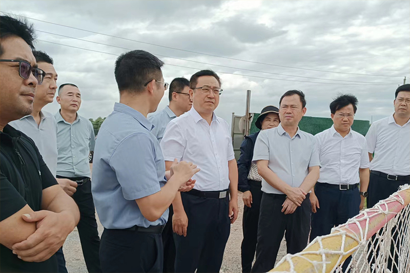 贛州市委常委、副市長(zhǎng)何琦一行蒞臨挺進(jìn)環(huán)保D5地塊土壤治理項(xiàng)目調(diào)研指導(dǎo)